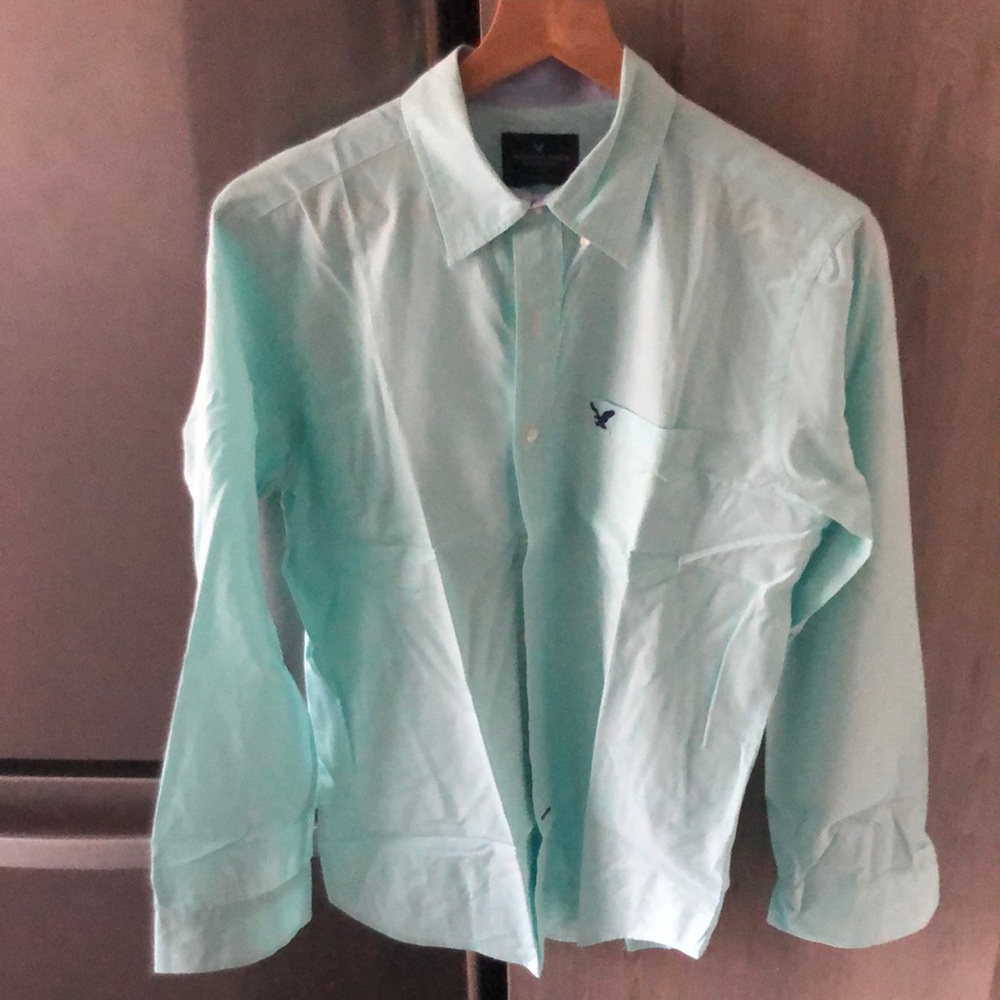 American Eagle Casual Long Sleeve Button Down